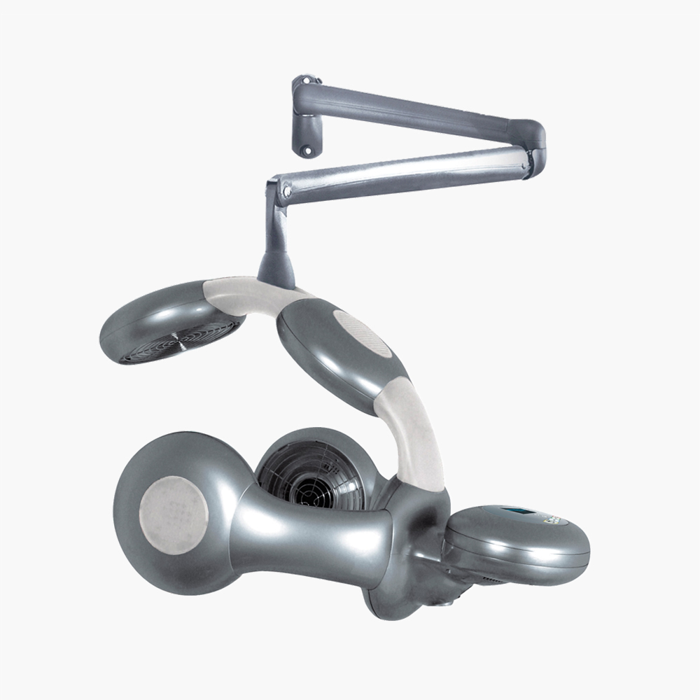 Casque sèche cheveux infrarouge blanc sur bras Logika Spheric Design Jacques Seban Casque sèche cheveux infrarouge blanc sur bras Logika Spheric Design Jacques Seban