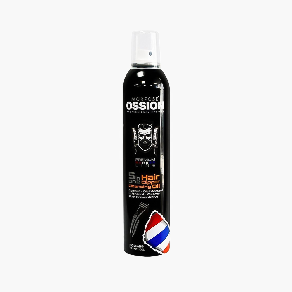 Ossion premium barber line spray huile pour tondeuse 5in1 300ml Morfose Ossion premium barber line spray huile pour tondeuse 5in1 300ml Morfose