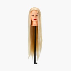 Tête d'apprentissage cheveux synthétiques couleur 613H, 60 cm Gabbiano Tête d'apprentissage cheveux synthétiques couleur 613H, 60 cm Gabbiano