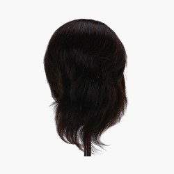 Tête d'apprentissage cheveux naturels couleur 1H, 20 cm Gabbiano Tête d'apprentissage cheveux naturels couleur 1H, 20 cm Gabbiano