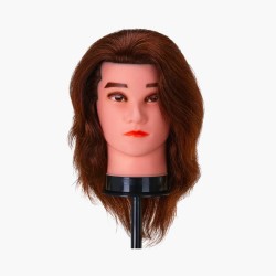 Tête d'apprentissage cheveux naturels couleur 4H, 20 cm Gabbiano Tête d'apprentissage cheveux naturels couleur 4H, 20 cm Gabbiano