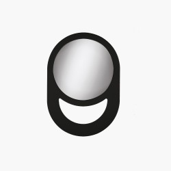 Miroir avec poignée diamètre 16-cm Xainitalia