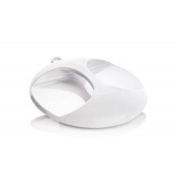 Hair Care miroir rond blanc avec poignée Ø 29 cm Xanitalia