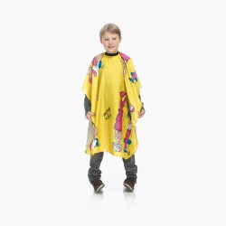 Cape de coupe pour enfant jaune 83x125cm Xanitalia
