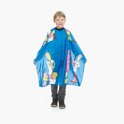 Cape de coupe pour enfant bleu 83x125cm Xanitalia