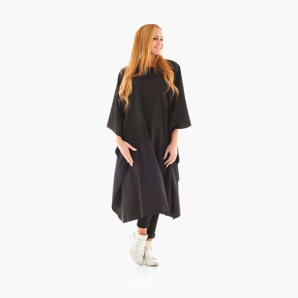 Cape de coupe water resistant noir 130x150cm Xanitalia