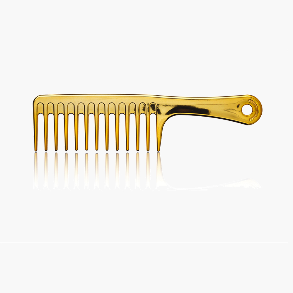 Peigne démeloir gold dents larges Xanitalia Peigne démeloir gold dents larges Xanitalia