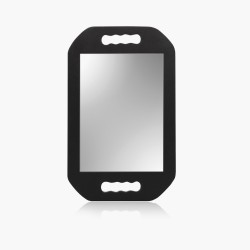 Hair Care miroir mousse avec poignées 45x25 cm Xanitalia