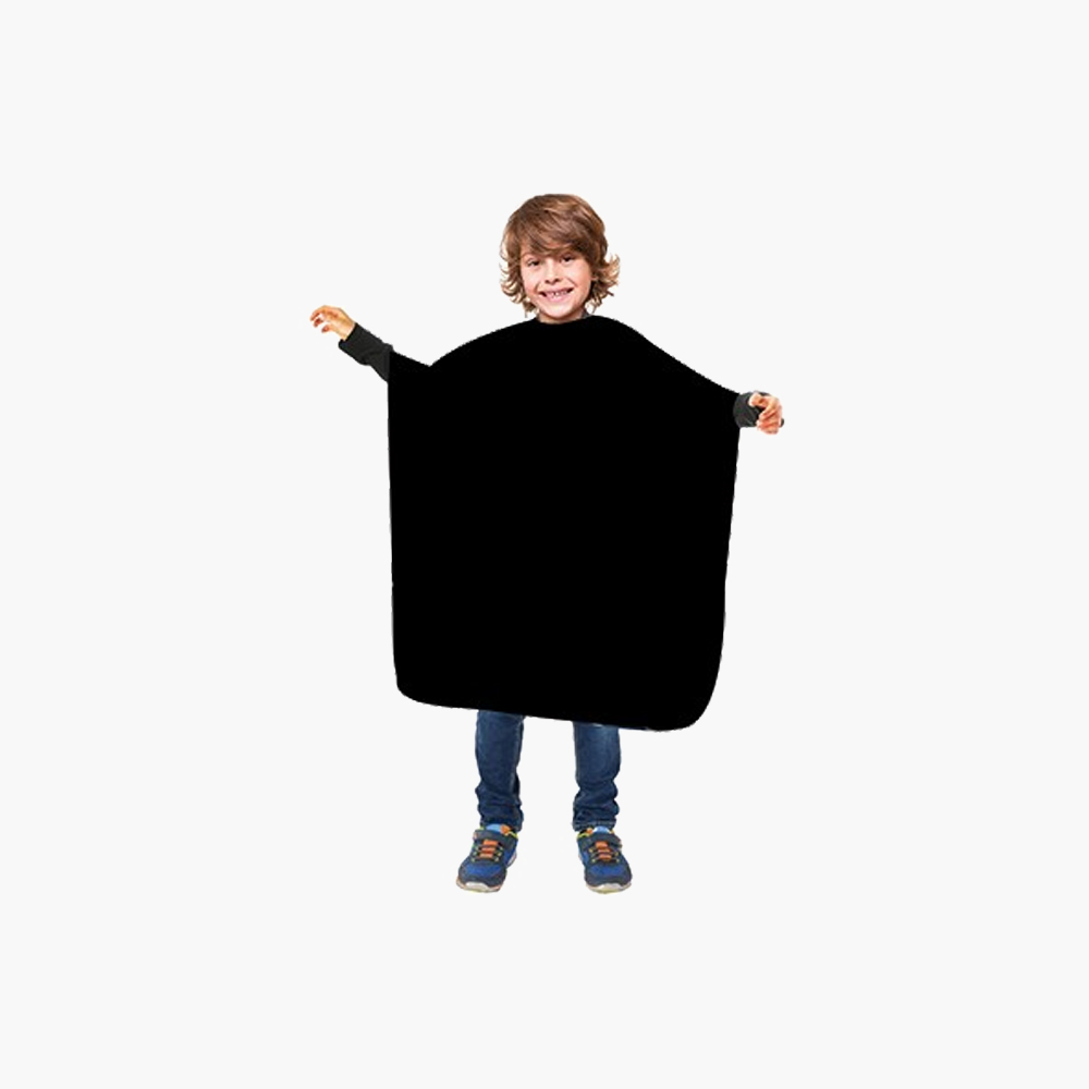 Cape de coupe pour enfant noir Academy