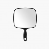 Miroir carré avec poignée 22,5x32cm noir Eurostil