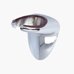 Support sèche cheveux aluminium Eurostil