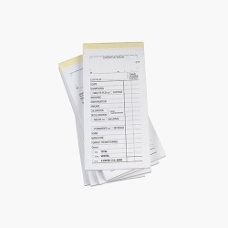 Fiches facturation avec numéro x 10 blocs Mezzo