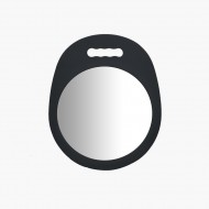 Miroir mousse avec poignée diamètre 25-cm Mezzo