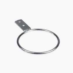 Support sèche cheveux chrome horizontal