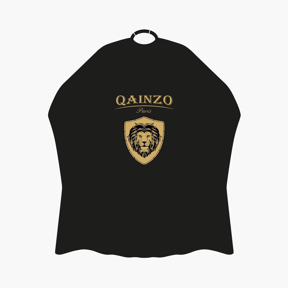Cape de coupe logo noir uni Qainzo