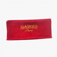 Serviette 100% coton rouge Qainzo Serviette 100% coton rouge Qainzo