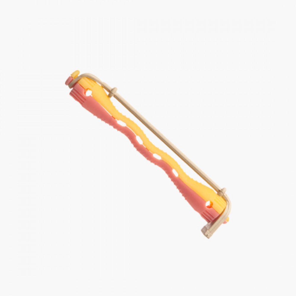 Rouleaux permanente ondule jaune-rouge 7,5mm x12pcs Eurostil Rouleaux permanente ondule jaune-rouge 7,5mm x12pcs Eurostil