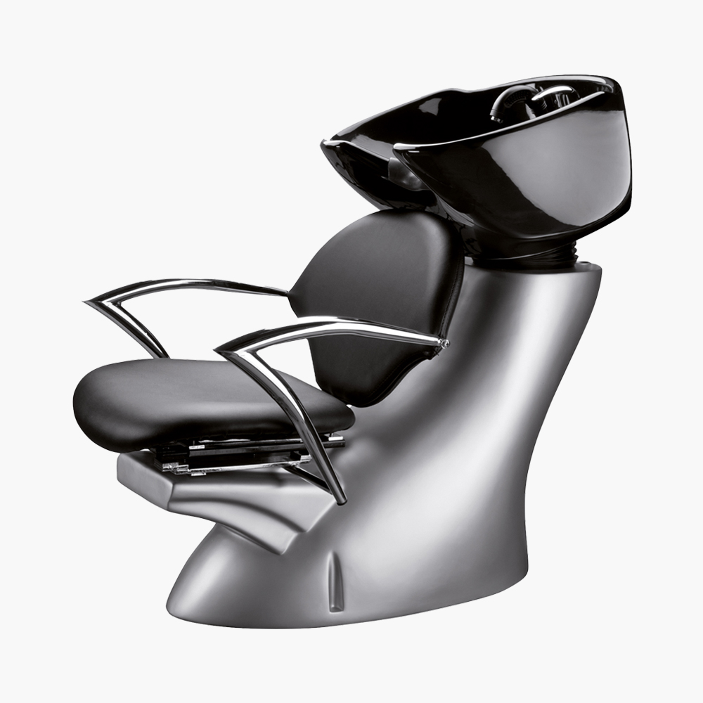 Bac à shampoing cuve noir Stil Silver Eurostil