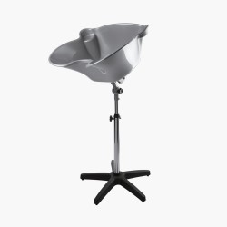 Bac de lavage portatif sur pied gris Eurostil