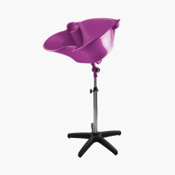 Bac de lavage portatif sur pied fuschia Eurostil