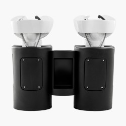 Bac à shampoing cuve blanc avec séparateur Venus Eurostil