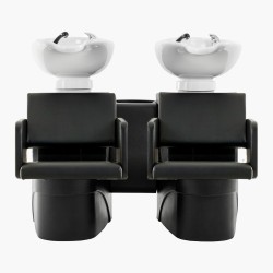 Bac à shampoing cuve blanc avec séparateur Venus Eurostil