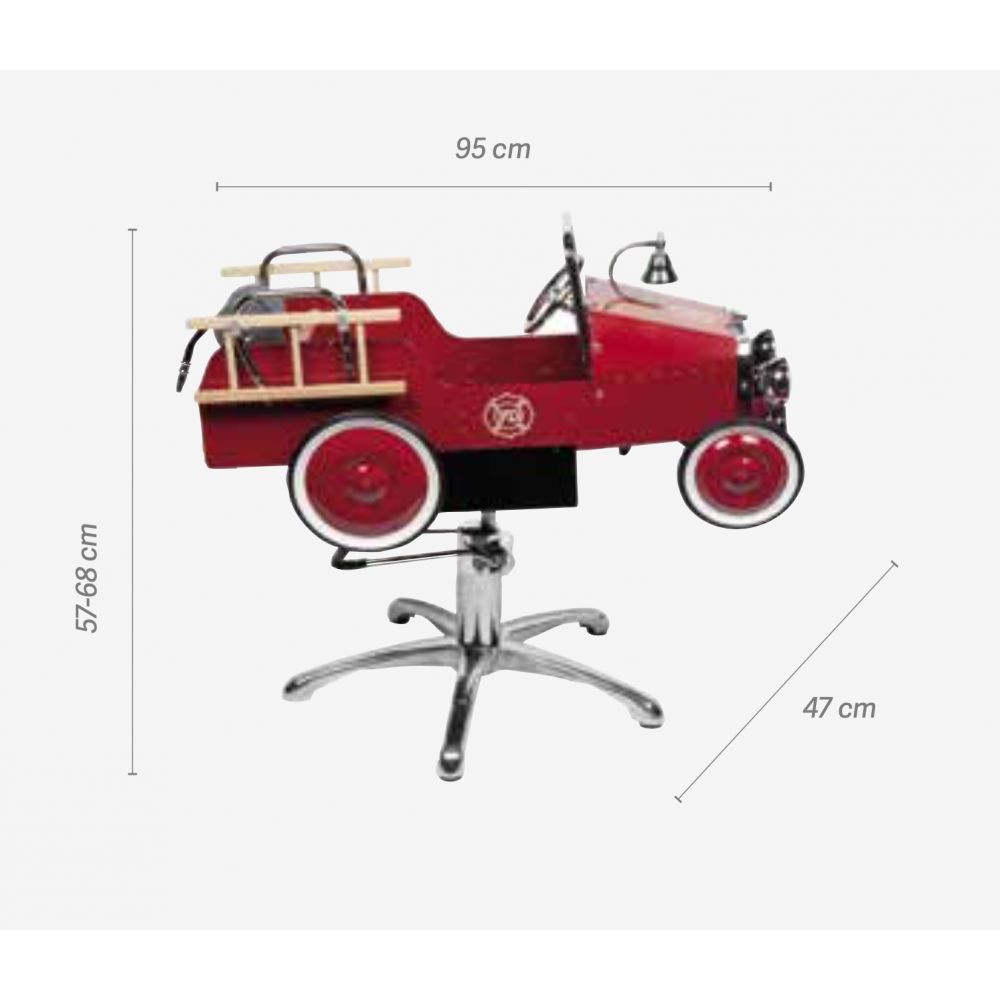 Fauteuil de coiffure enfant Rouge Eurostil Fauteuil de coiffure enfant Rouge Eurostil