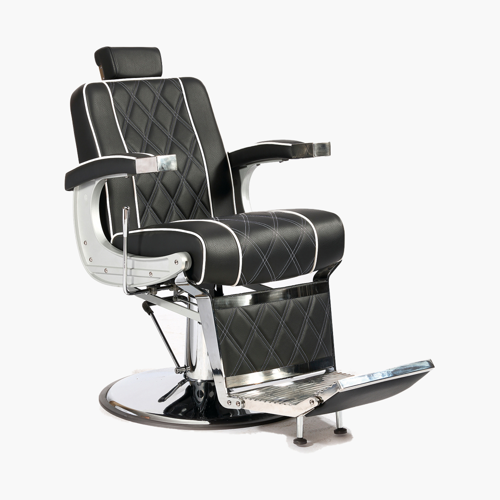 Fauteuil de barbier noir Vigor Eurostil
