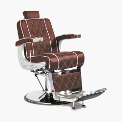 Fauteuil de barbier marron Vigor Eurostil