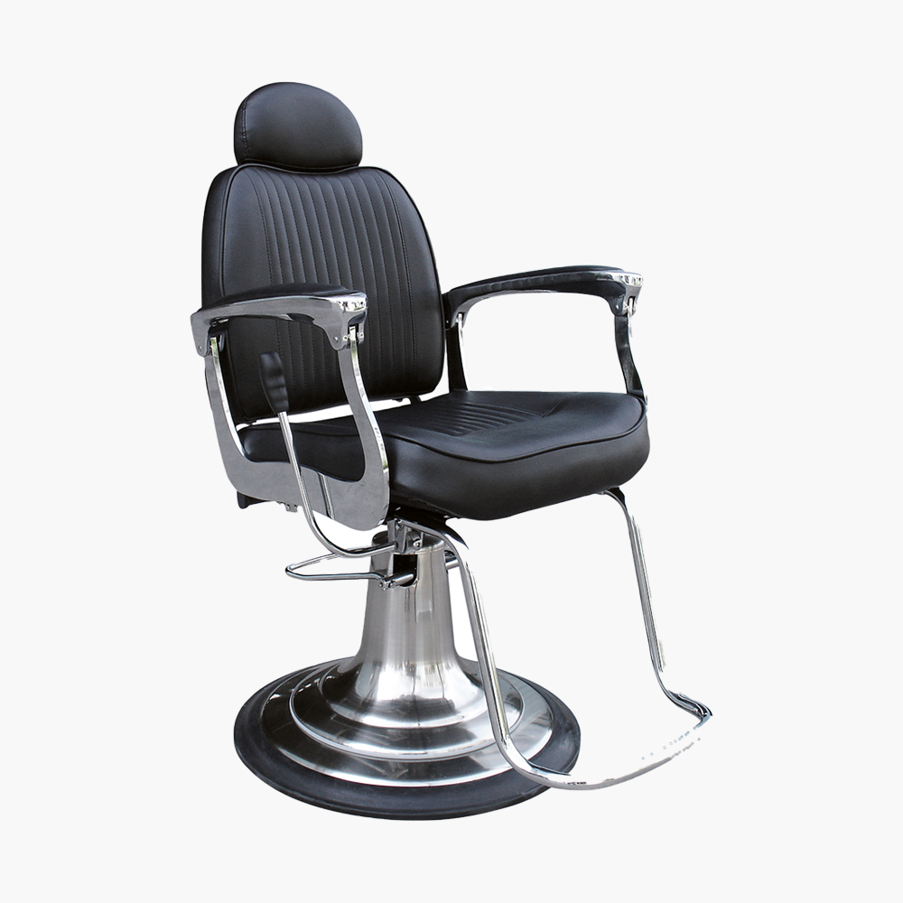 Fauteuil de barbier noir Tradi Eurostil