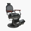 Fauteuil de barbier noir Springfield Eurostil