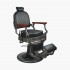 Fauteuil de barbier noir Springfield Eurostil