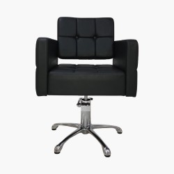 Fauteuil de coiffure noir Glamour Eurostil