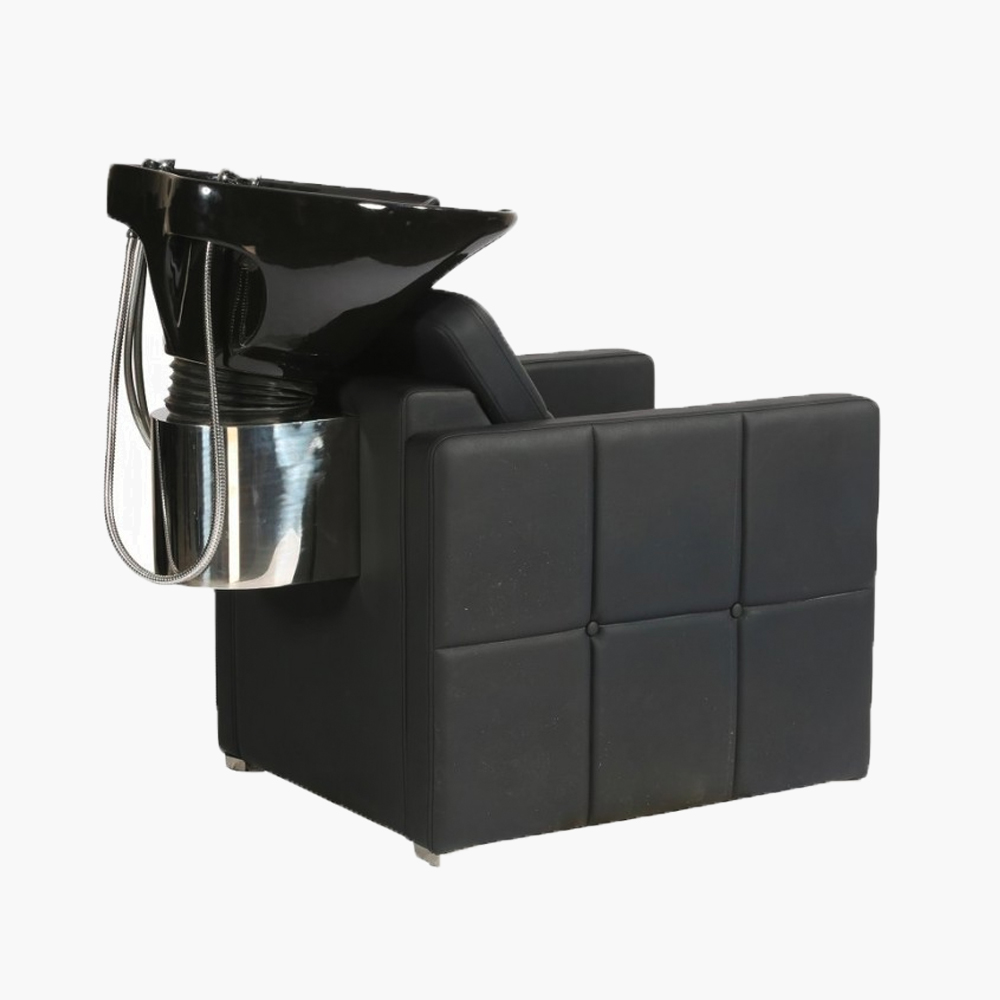 Bac à shampoing cuve noir Glamour Eurostil