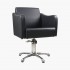 Fauteuil de coiffure noir Kurva Eurostil