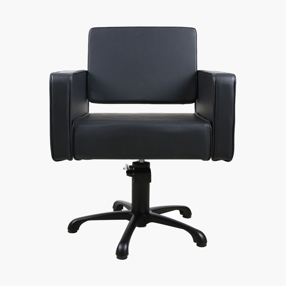 Fauteuil de coiffure noir Kvadrat Eurostil