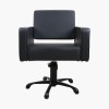 Fauteuil de coiffure noir Kvadrat Eurostil