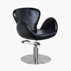 Fauteuil de coiffure noir Amsterdam Gabbiano