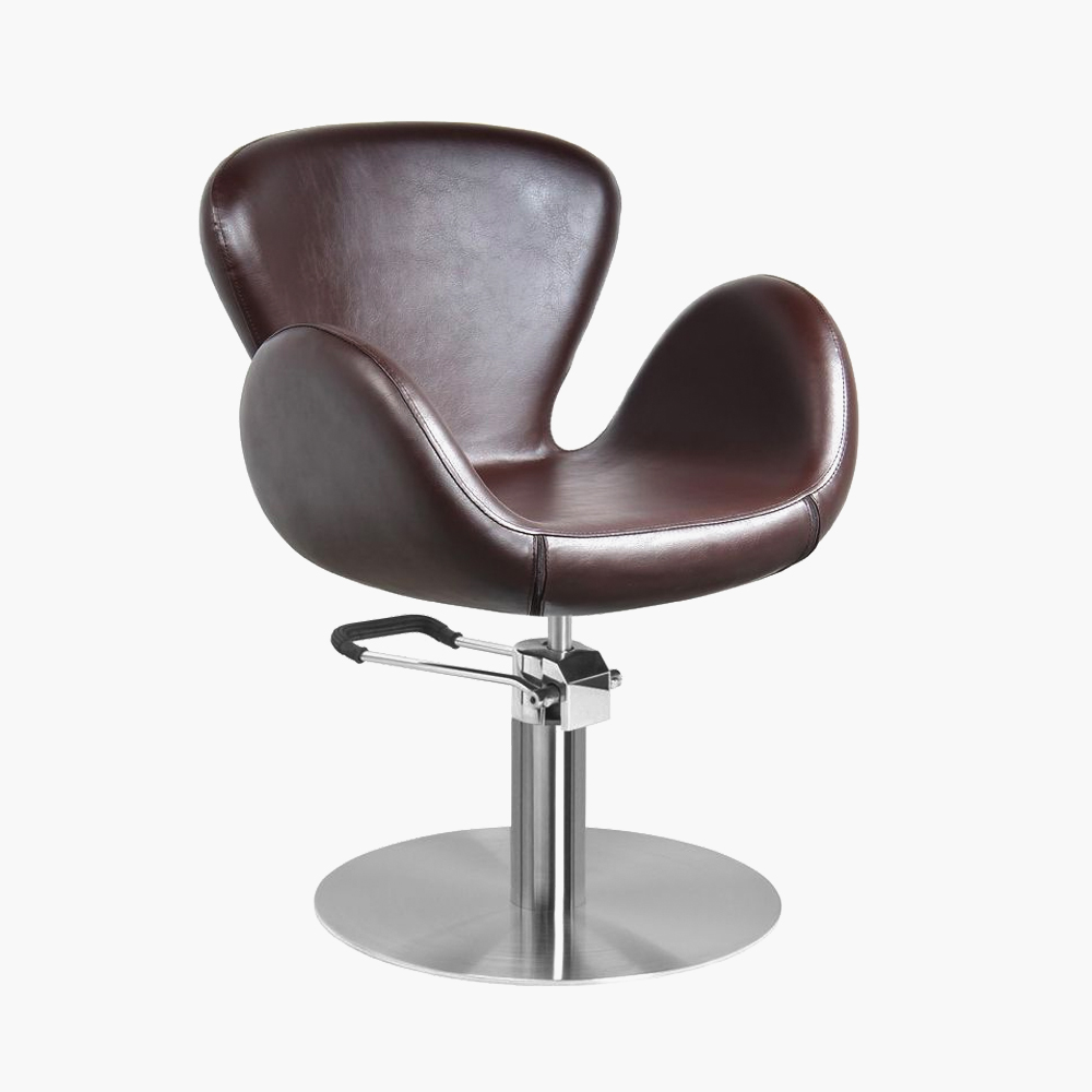 Fauteuil de coiffure marron Amsterdam Gabbiano Fauteuil de coiffure marron Amsterdam Gabbiano