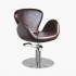 Fauteuil de coiffure marron Amsterdam Gabbiano
