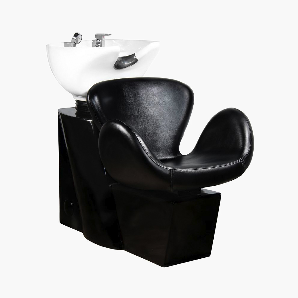 Bac à shampoing noir (cuve blanc) Amsterdam Gabbiano