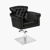Fauteuil de coiffure noir Berlin Gabbiano Fauteuil de coiffure noir Berlin Gabbiano
