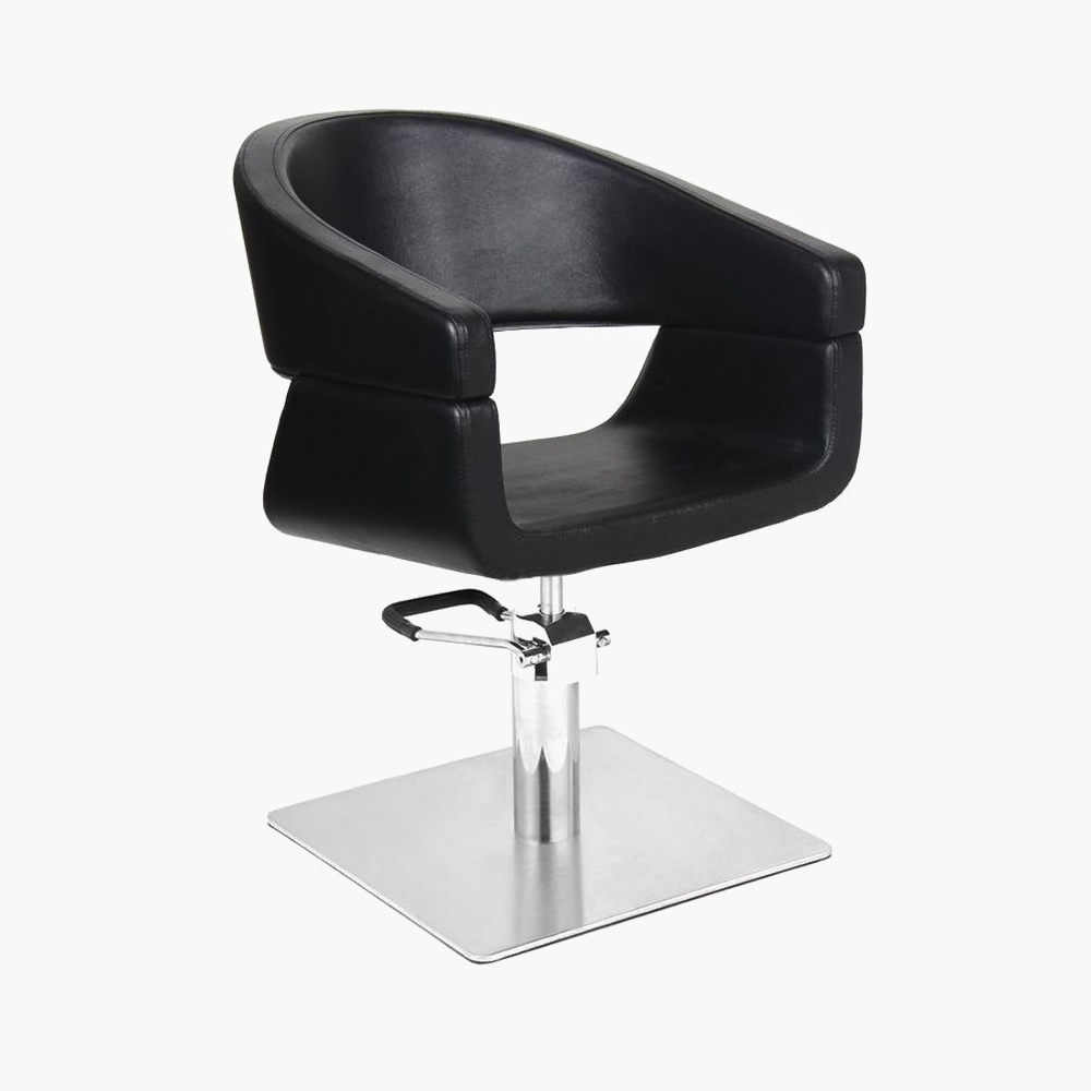 Fauteuil de coiffure noir 044 Gabbiano