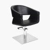 Fauteuil de coiffure noir 044 Gabbiano