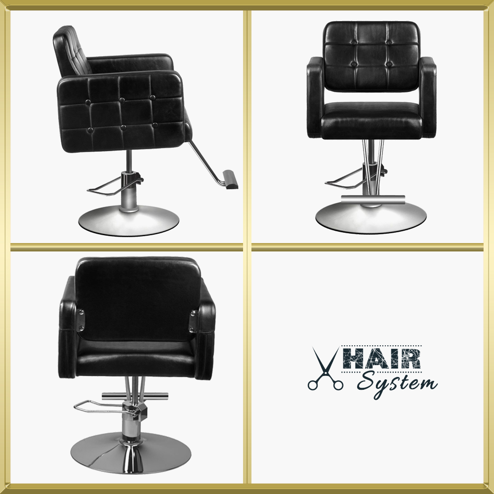 Fauteuil de coiffure noir 90-1 Hair System