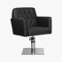 Fauteuil de coiffure noir Hamburg Gabbiano