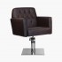 Fauteuil de coiffure marron Hamburg Gabbiano