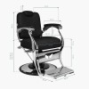 Fauteuil de barbier noir Dario Gabbiano