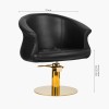 Fauteuil de coiffure noir-gold Wersal Gabbiano