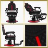 Fauteuil de barbier noir Diego Gabbiano Fauteuil de barbier noir Diego Gabbiano